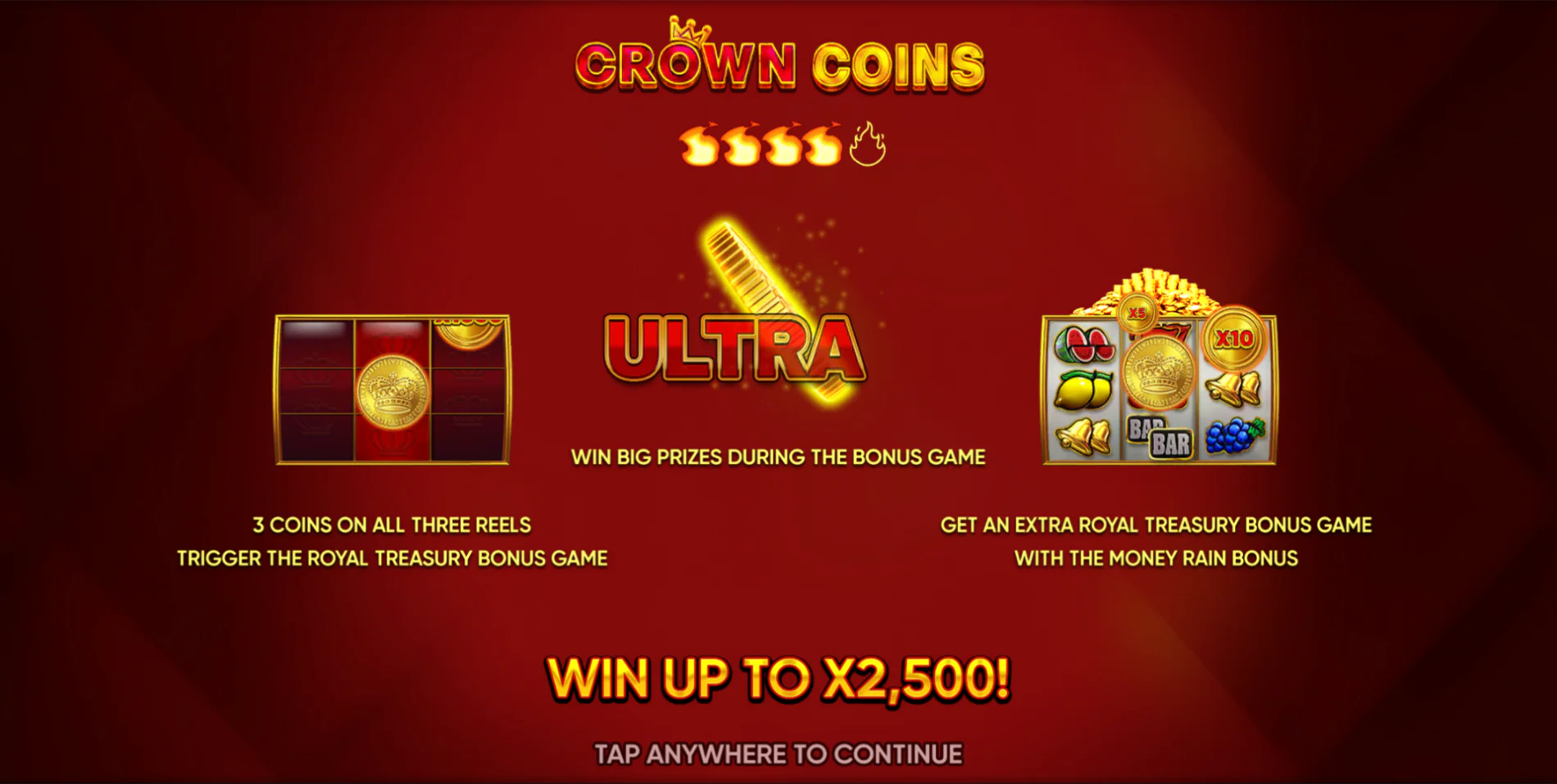 Crown Coins — обзор слота Endorphina
