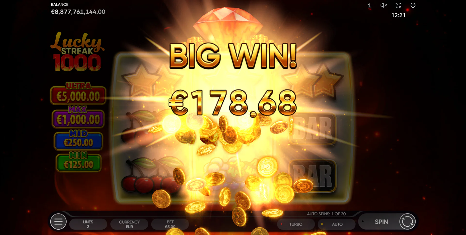 Lucky Streak 1000 gameplay screenshot 7
