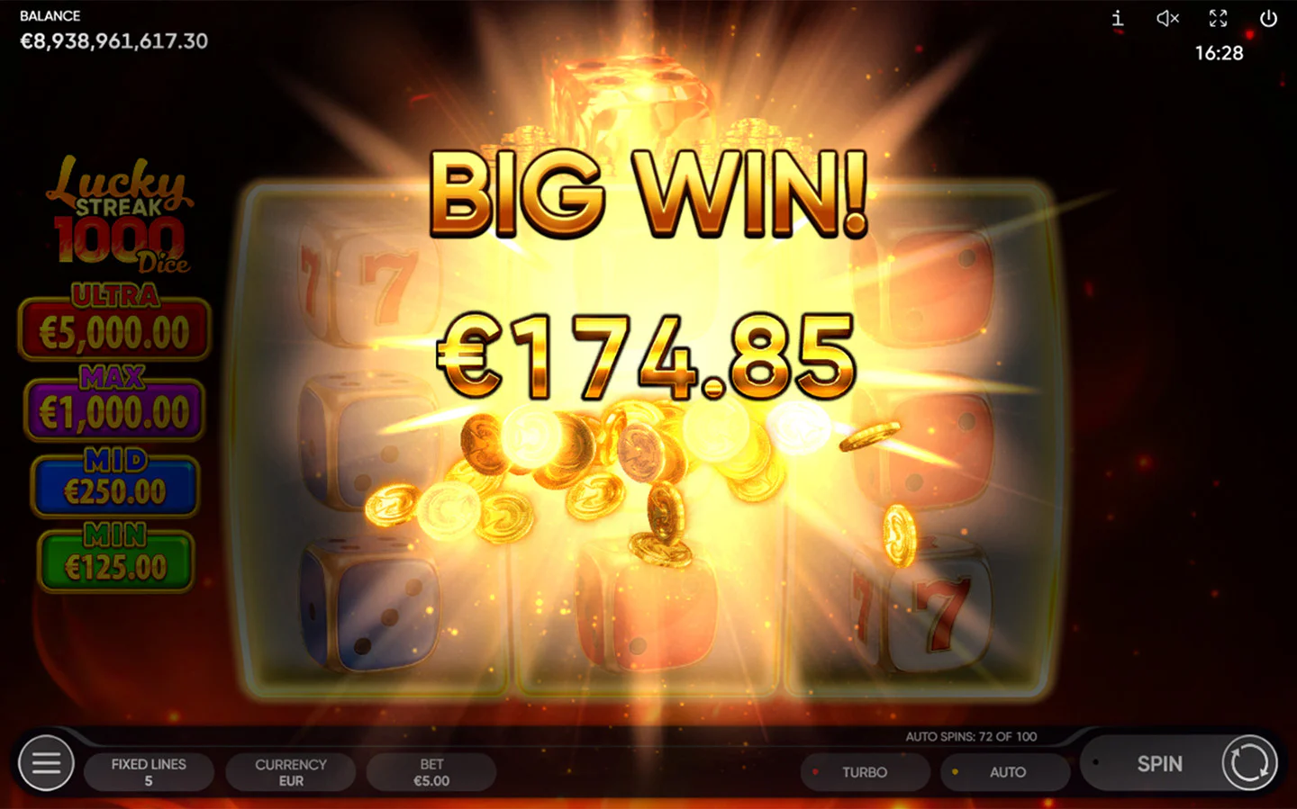 Lucky Streak 1000 Dice gameplay screenshot 4