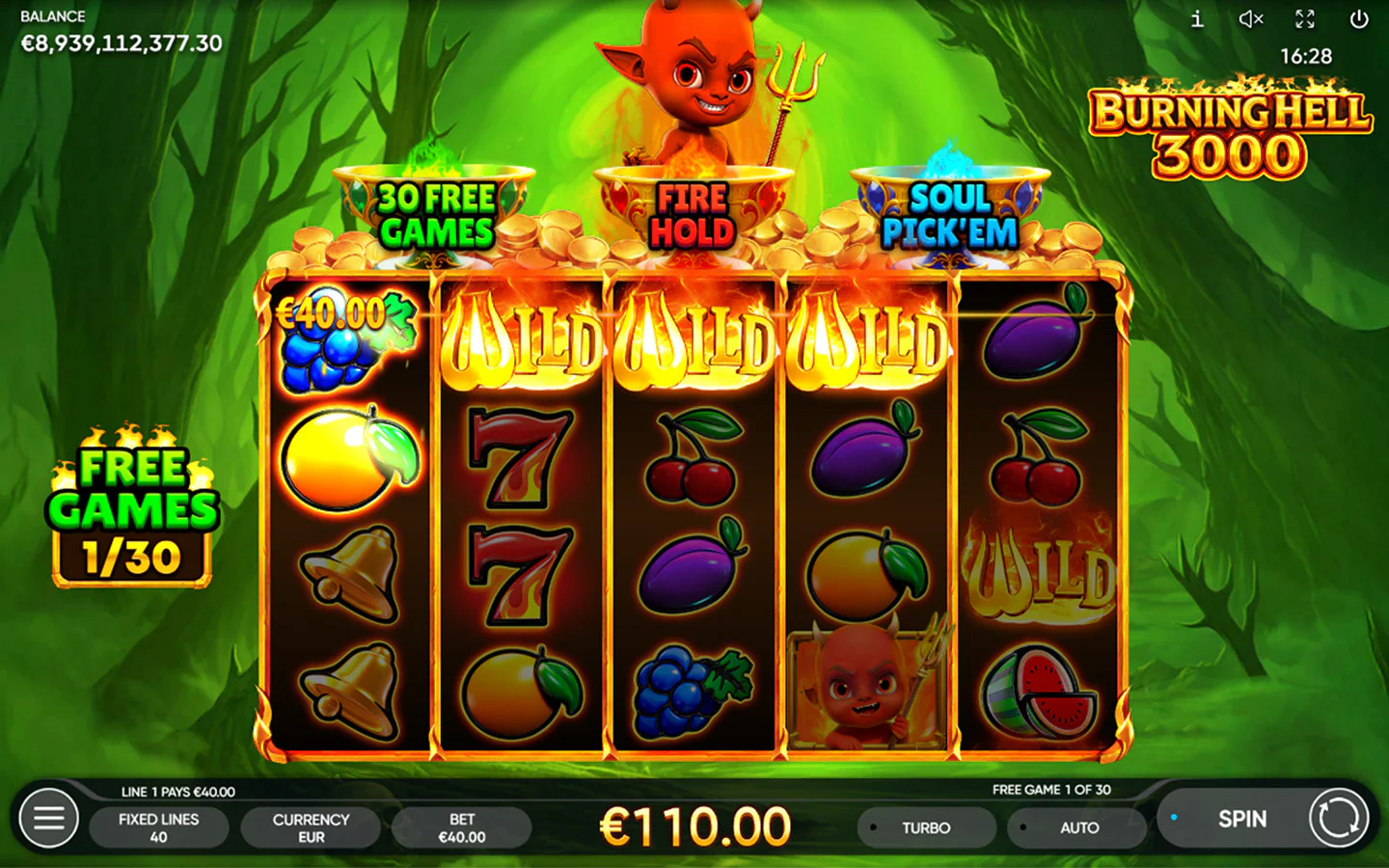 Burning Hell 3000 — особенности игры Endorphina