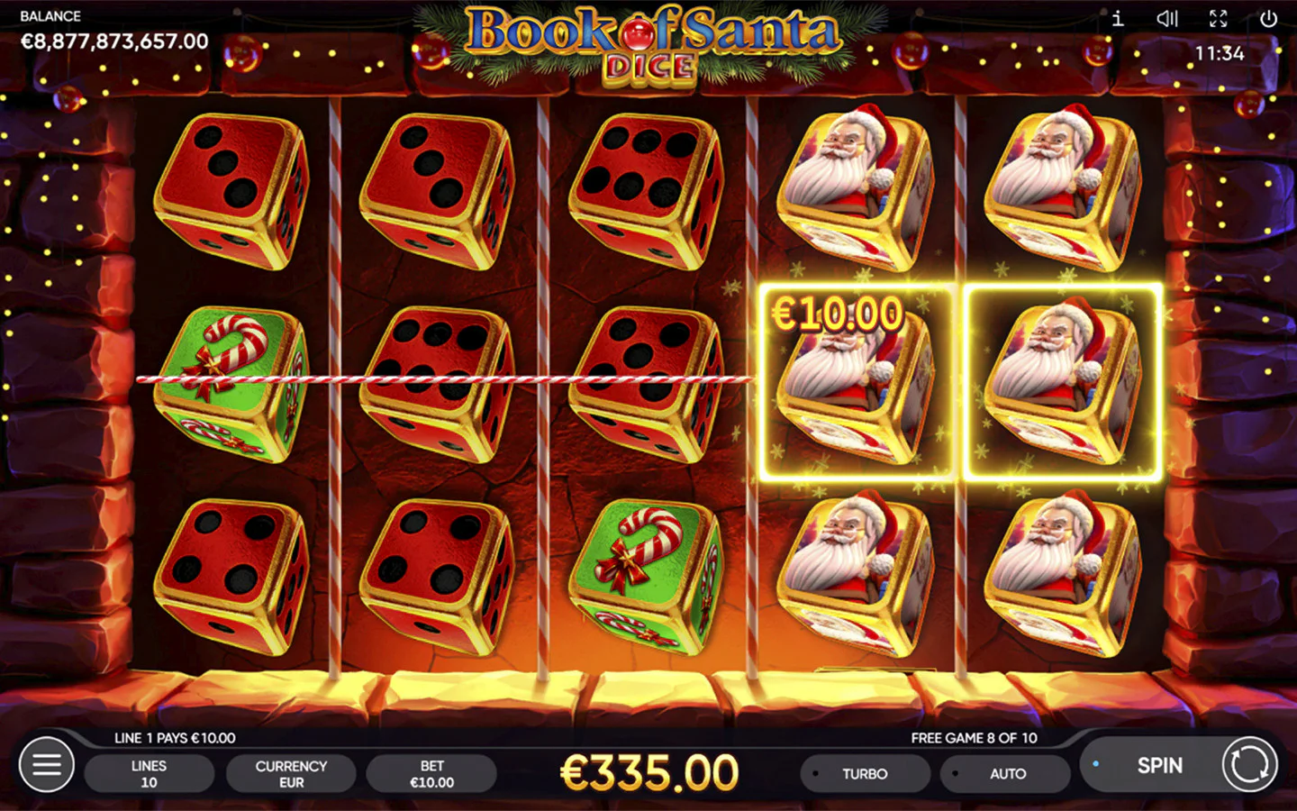 Book of Santa Dice gameplay screenshot 5