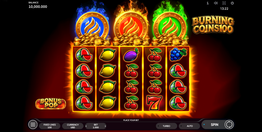 Burning Coins 100 gameplay screenshot 1