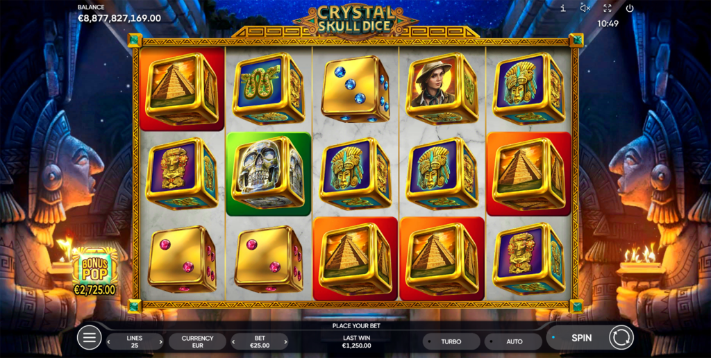 Crystal Skull Dice gameplay screenshot 1