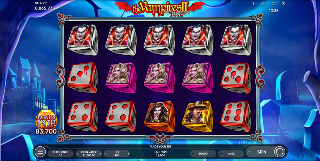 The Vampires II Dice gameplay screenshot 1