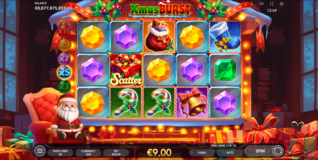 Xmas Burst gameplay screenshot 1