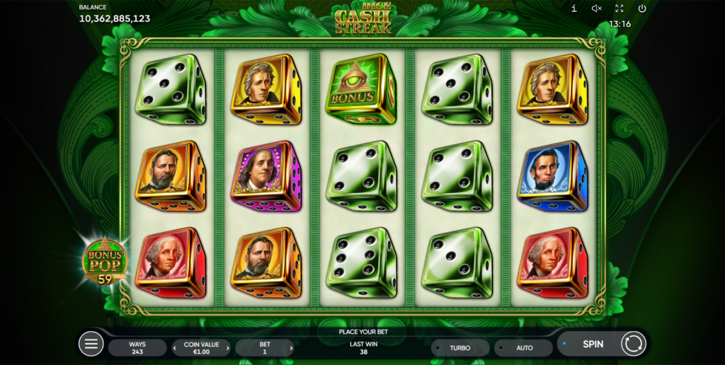 Cash Streak Dice gameplay screenshot 1
