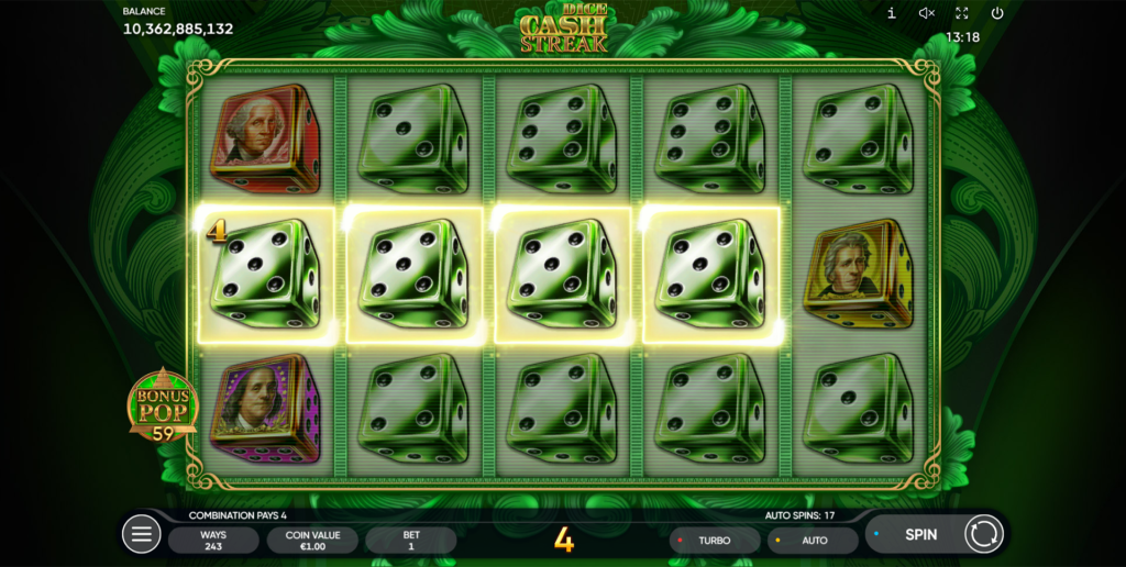 Cash Streak Dice gameplay screenshot 3