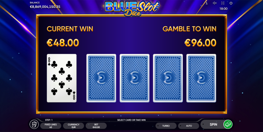 Blue Slot Dice gameplay screenshot 3