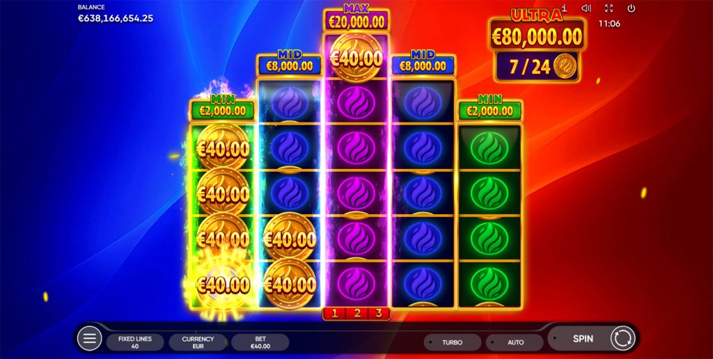 Burning Coins 40 gameplay screenshot 2