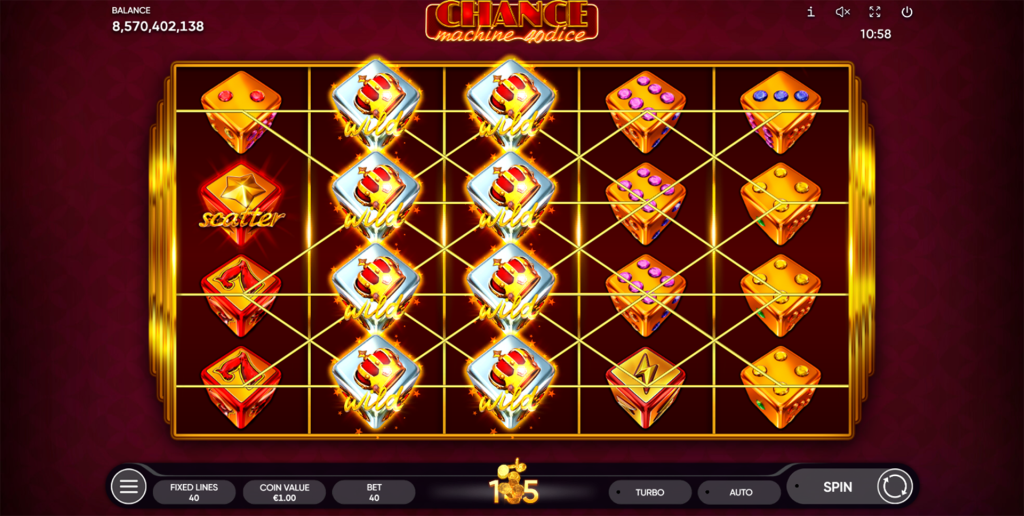 Chance Machine 40 Dice gameplay screenshot 2