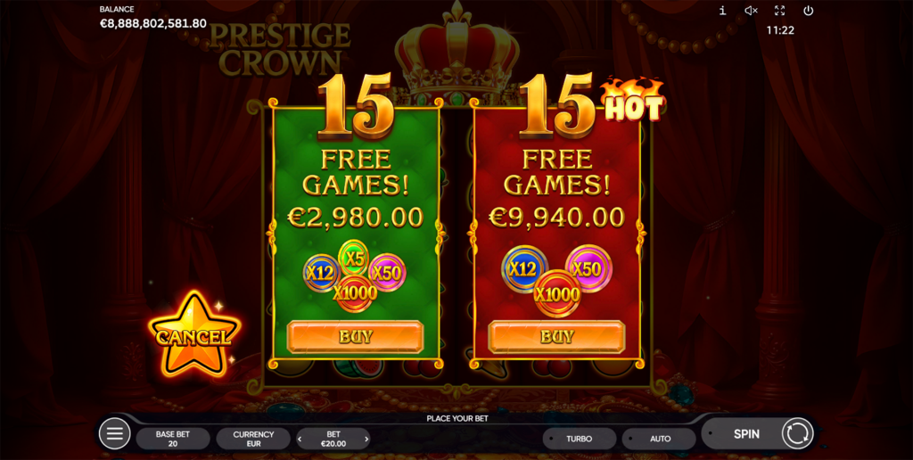 Prestige Crown gameplay screenshot 2