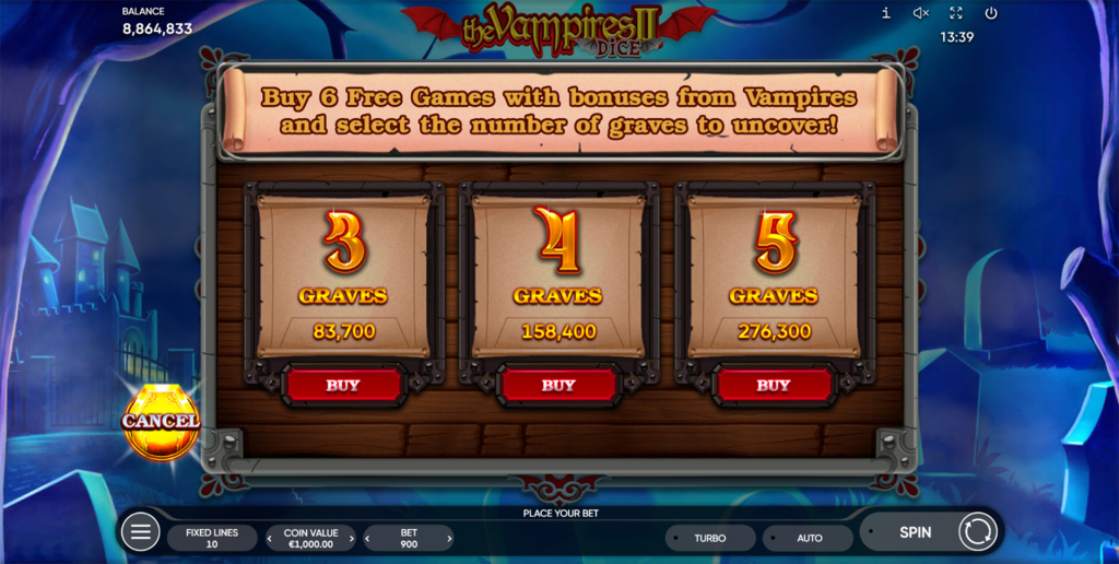 The Vampires II Dice gameplay screenshot 2