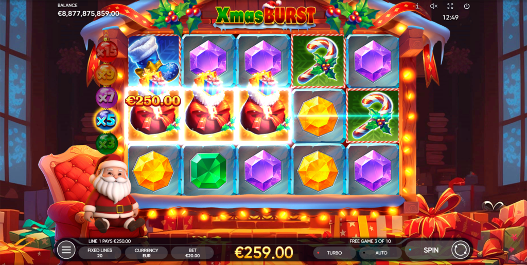 Xmas Burst gameplay screenshot 2