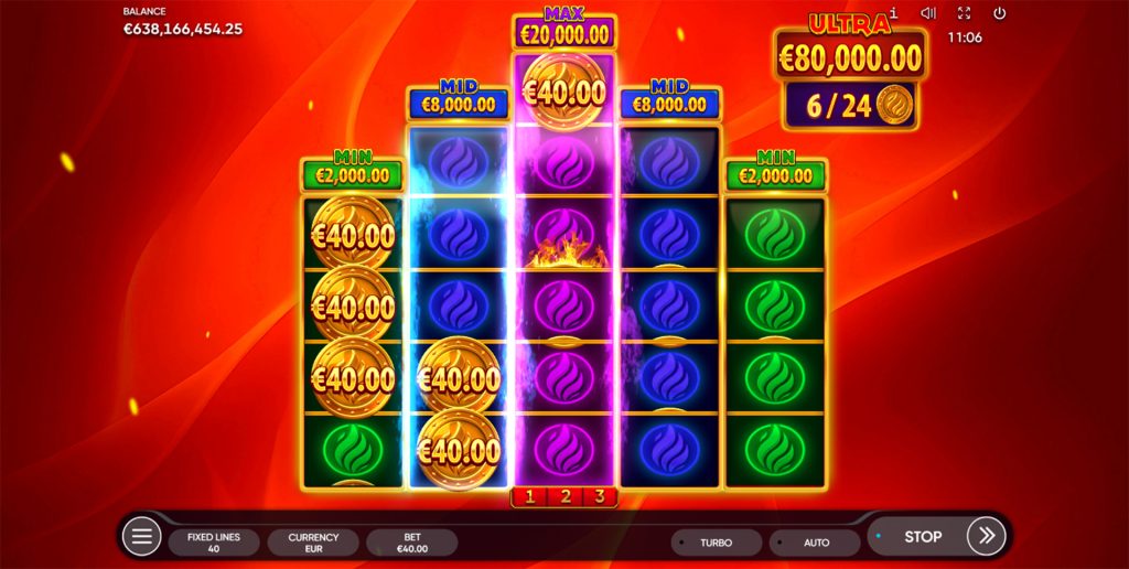 Burning Coins 40 gameplay screenshot 3