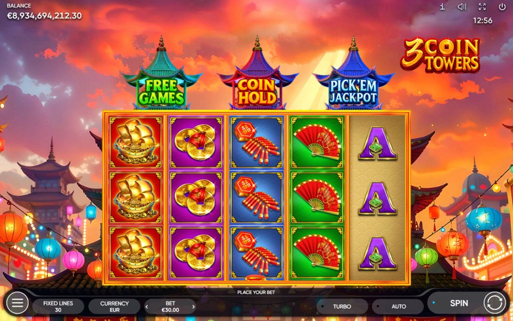 3 Coin Towers — особенности игры Endorphina
