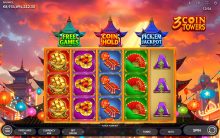 3 Coin Towers — особенности игры Endorphina