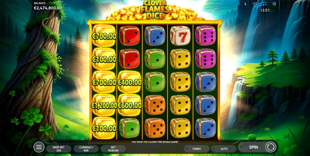 Clover Flames Dice gameplay screenshot 4
