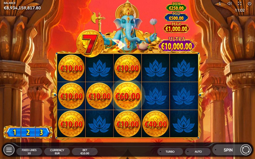 Book of Ganesha — особенности игры Endorphina