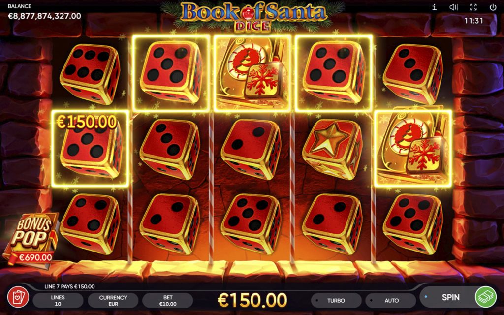 Book of Santa Dice gameplay screenshot 3
