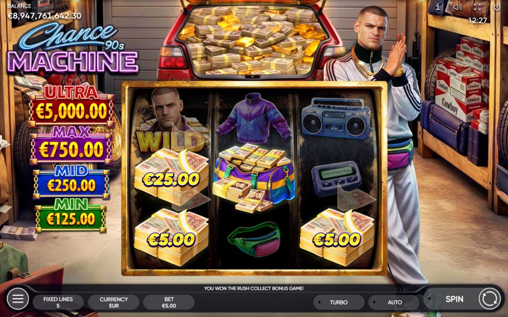 Chance Machine 90s — особенности игры Endorphina