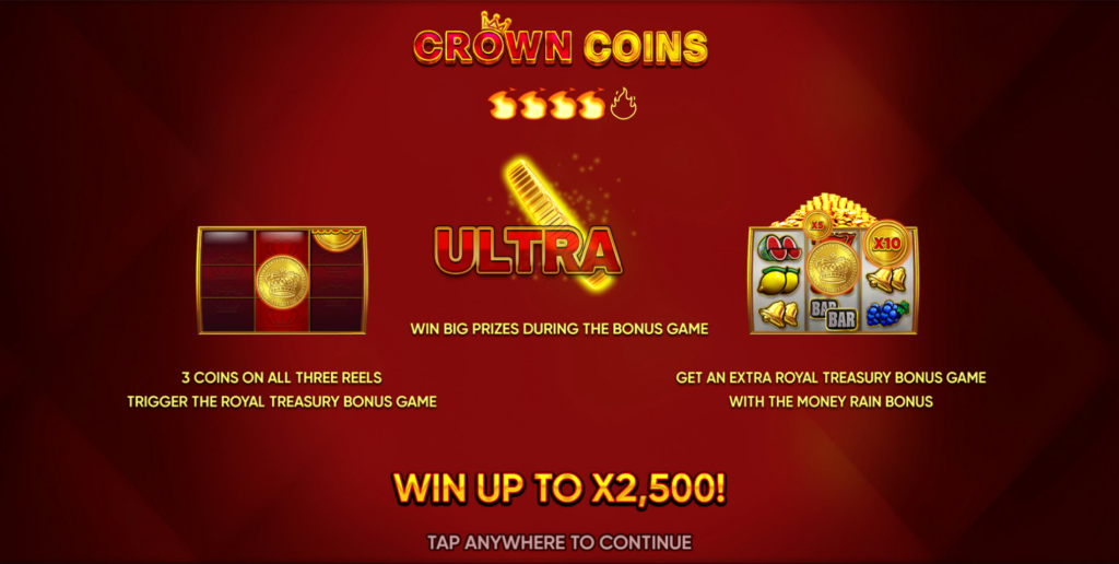Crown Coins — обзор слота Endorphina