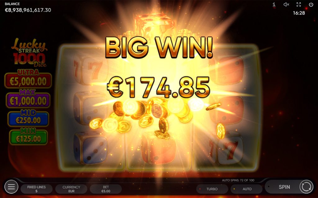 Lucky Streak 1000 Dice gameplay screenshot 4