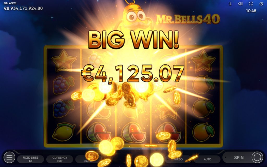 Mr. Bells 40 — особенности игры Endorphina