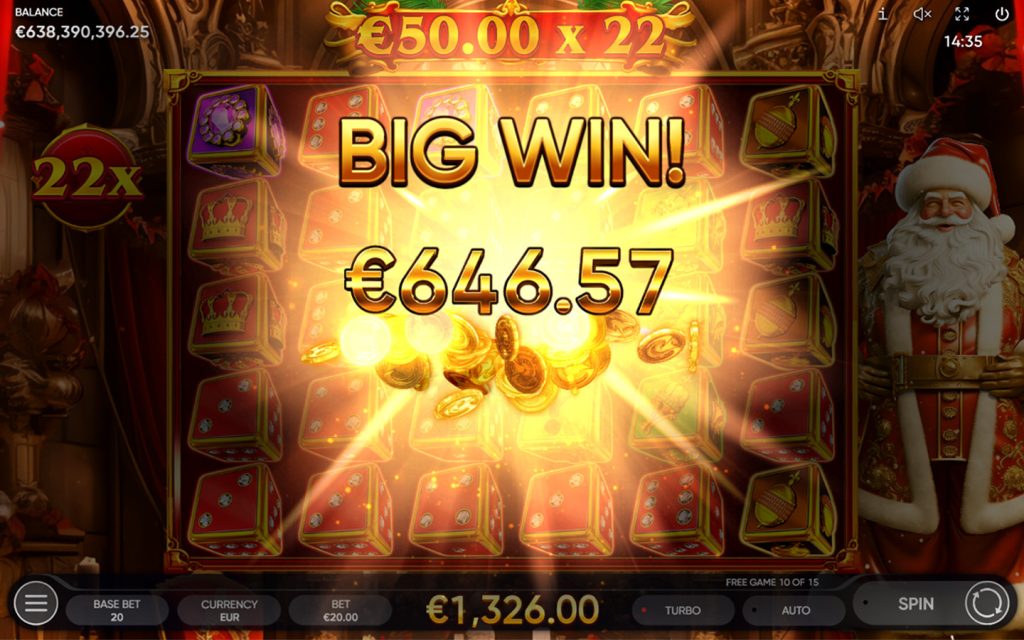 Royal Xmass 2 Dice — особенности игры Endorphina